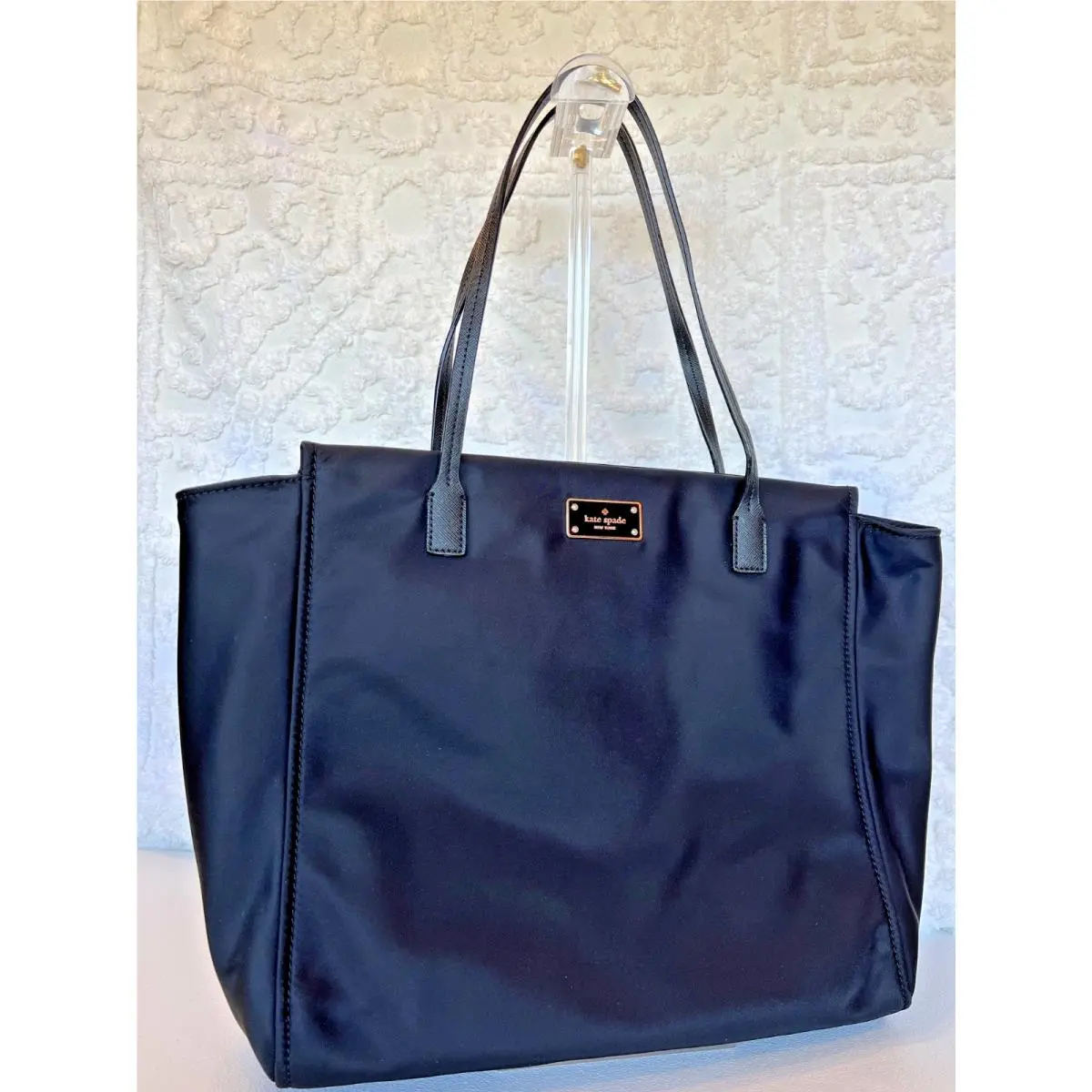 Kate Spade Blake Avenue Laptop Shoulder Bag Briefcase Travel Black Nylon
