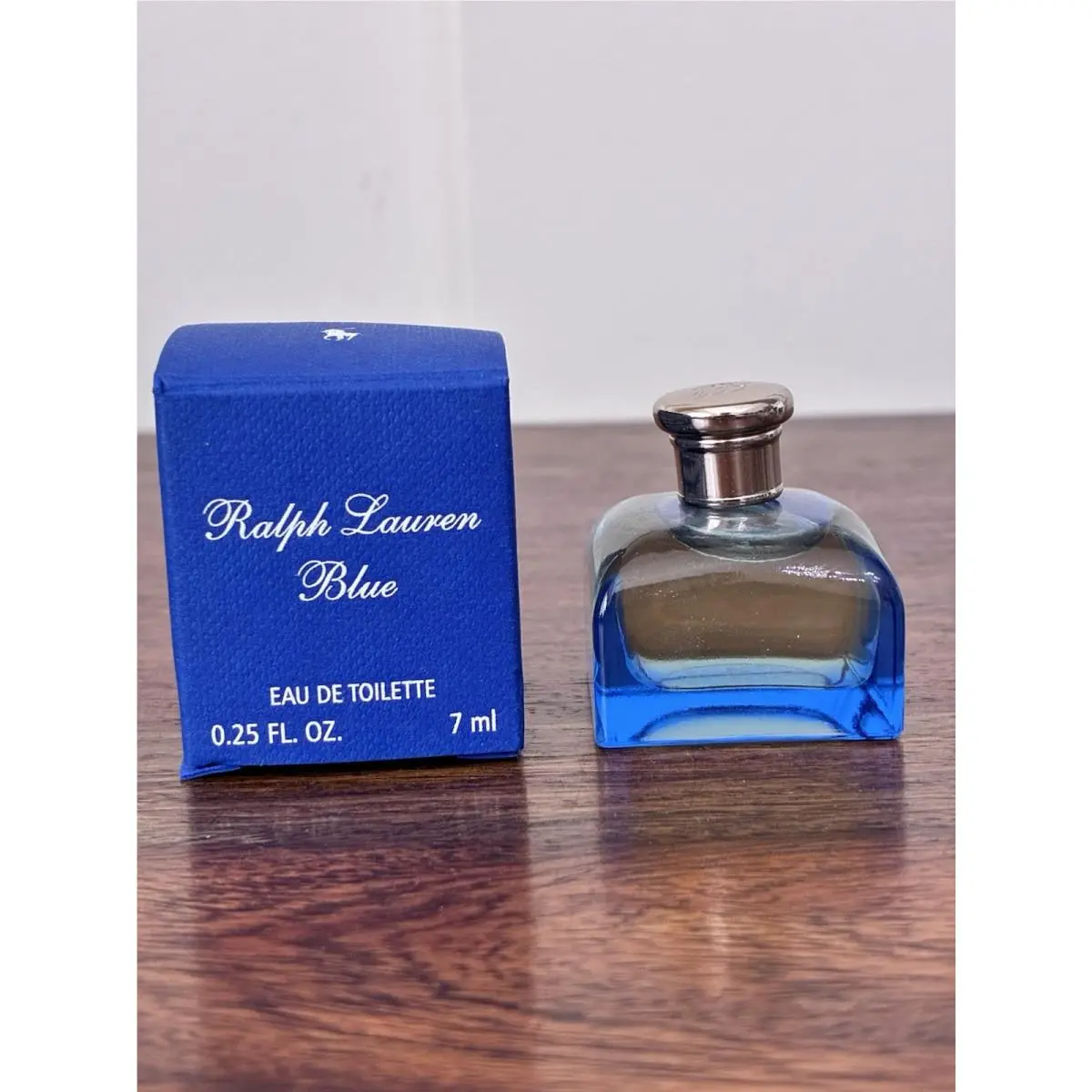 Vtg  Blue Edt Womans Formula Mini 0.25 fl oz Full by Ralph Lauren