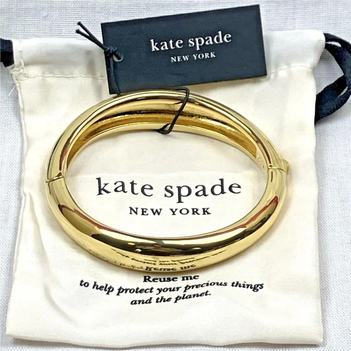 Kate Spade NY Molten Bangle Bracelet In Gold Tone RP$148