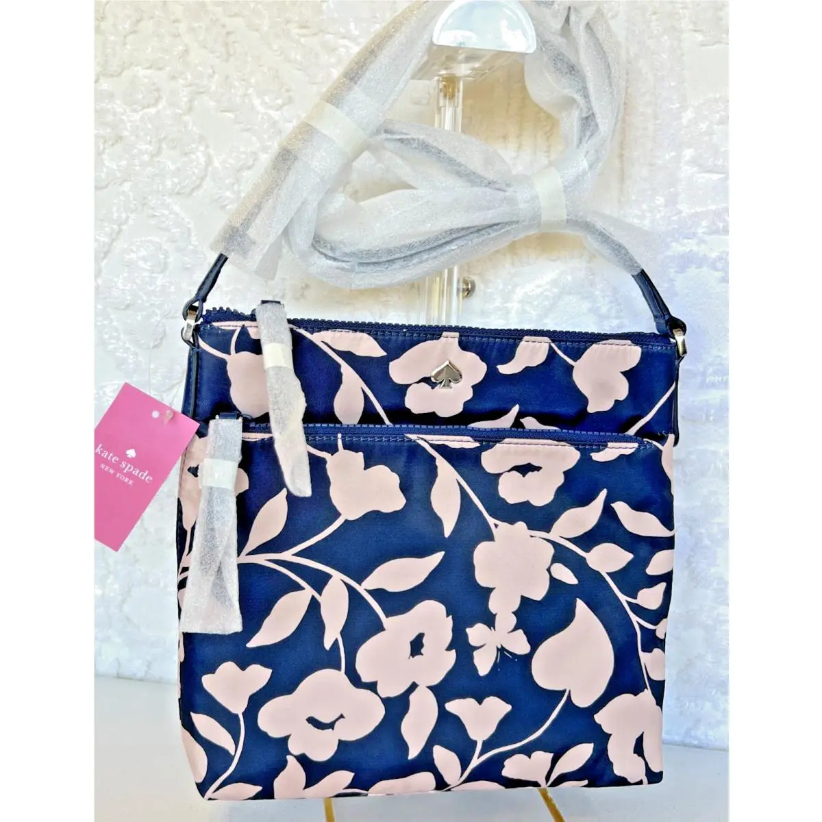 Jae Garden Vine Floral Medium Crossbody Bag Nightcap Multi by Kate Spade