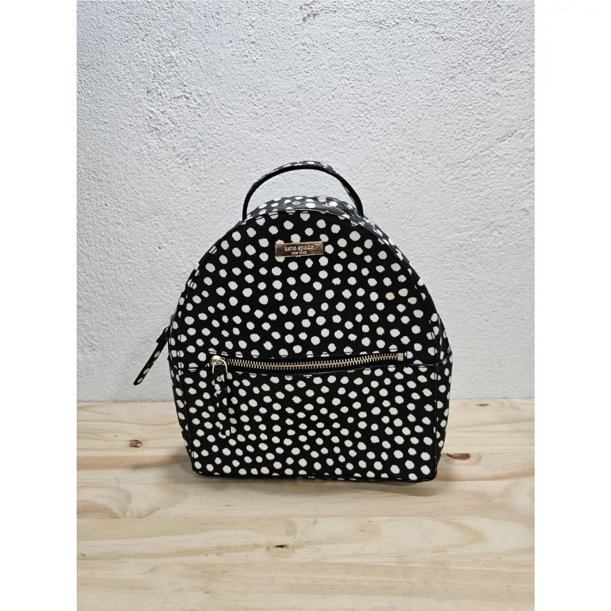 Laurel Way Printed Musical Dot Black White Sammi Mini Backpack by Kate Spade
