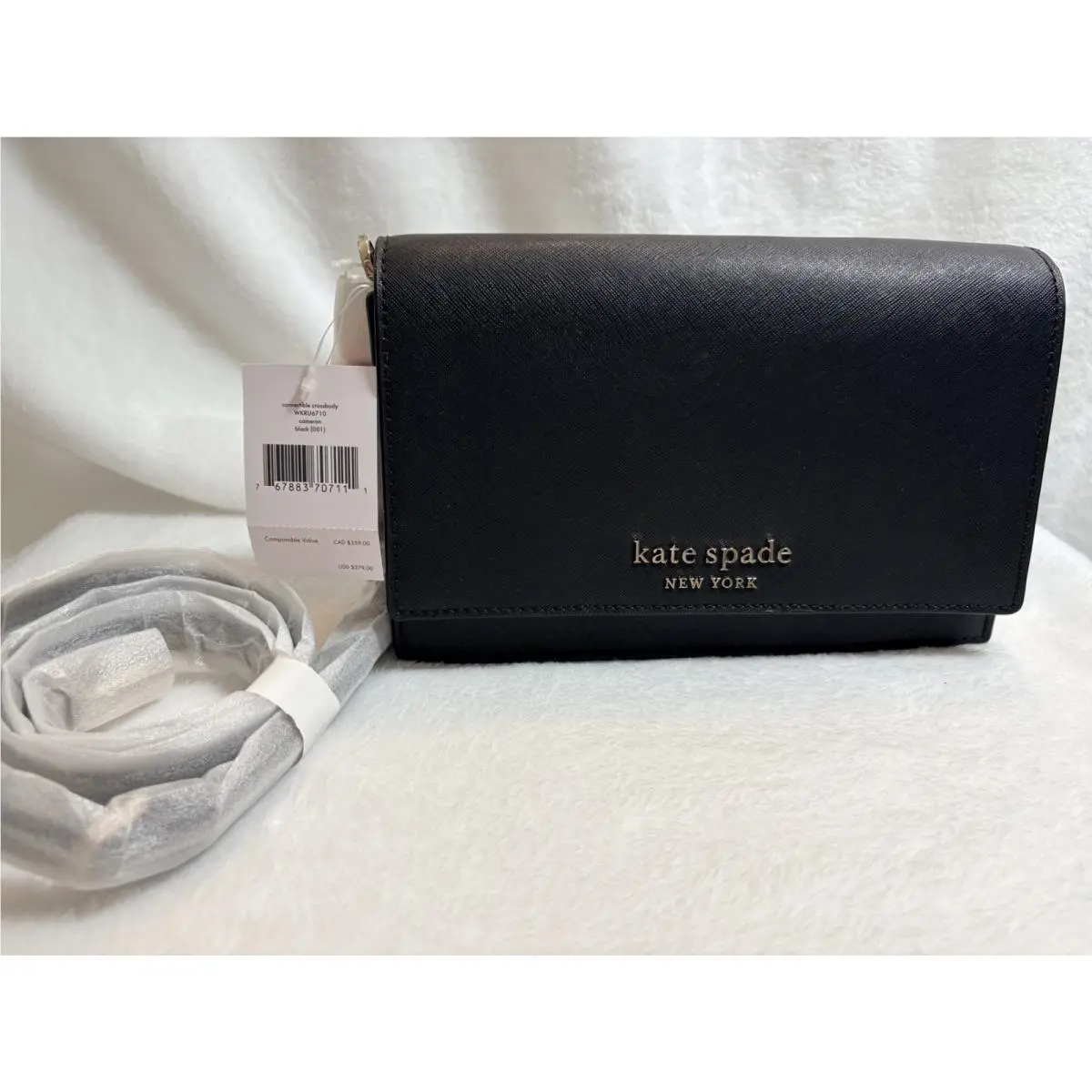 Cameron Convertible Crossbody - Black by Kate Spade