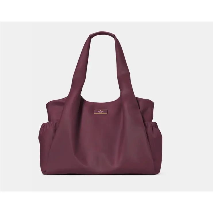 Carter Large Baby Diaper Bag Tote Changing Pad Chelsea Deep Cherry by Kate Spade