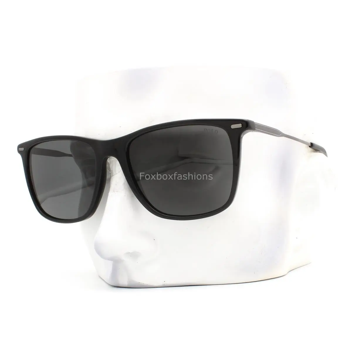 Polo PH 4163 5001/87 Sunglasses Polished Black Gunmetal W/case by Ralph Lauren