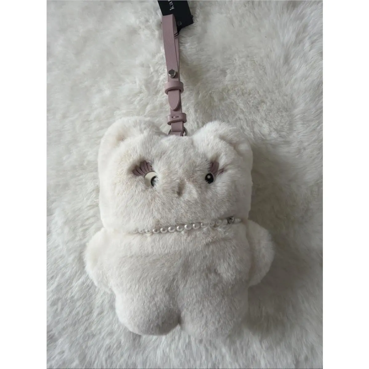 New York Monster Clover Cat Bag Charm Key Fob by Kate Spade