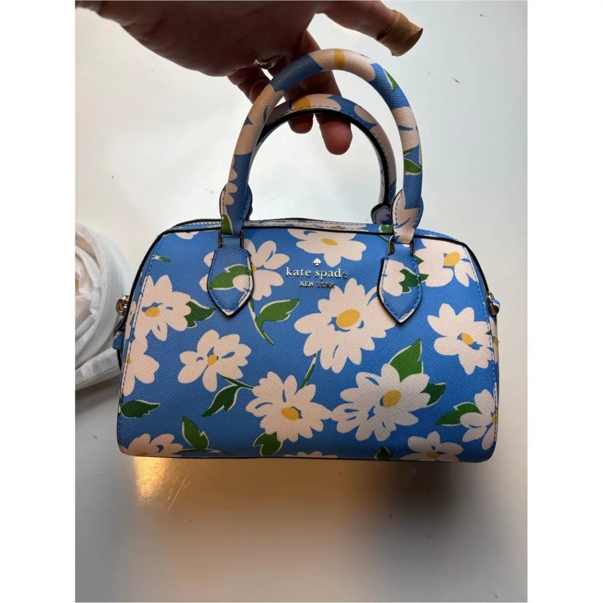 Madison Tide Pool Charming Daisy Small Duffle Bag by Kate Spade