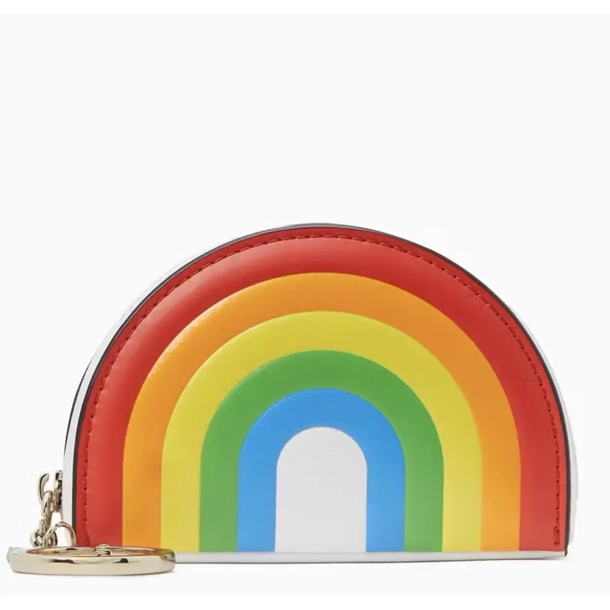 Kate Spade New York Rainbow Coin Purse K7157 Leather Keycha