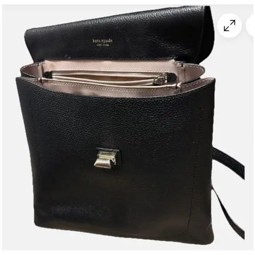 Kate Spade Essential Medium Leather Backpack Black Women`s Bag