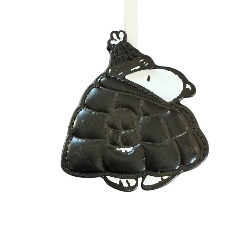 Peanuts X Kate Spade Snoopy Puffer Bag Charm Key Chain Fob