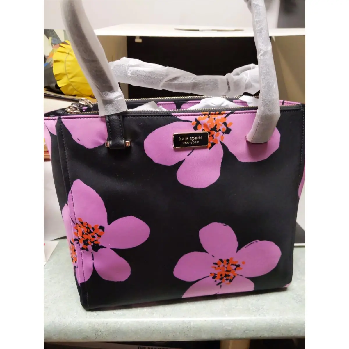 New York Cameron Grand Flora Medium Satchel by Kate Spade