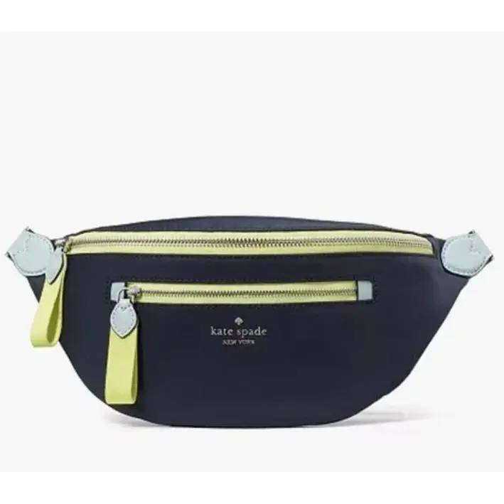 New York Chelsea Colorblock Nylon Belt Bag Fanny Pack Blazer Blue by Kate Spade