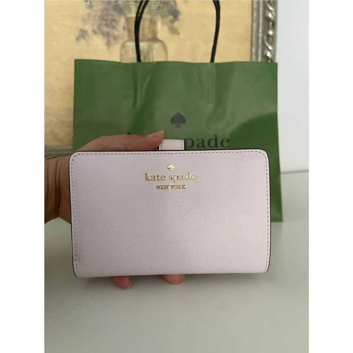Madison Medium Compact Bifold Wallet Interior Festival Pale Ameth by Kate Spade
