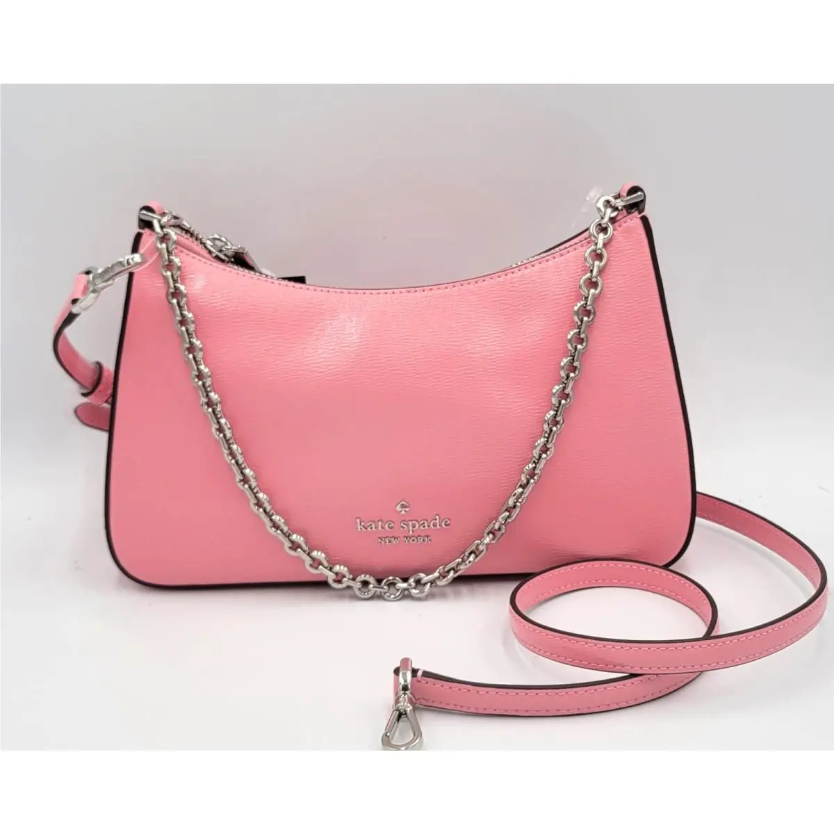 Margot Shoulder Bag Crossbody Leather Candy Pink Chain Strap by Kate Spade