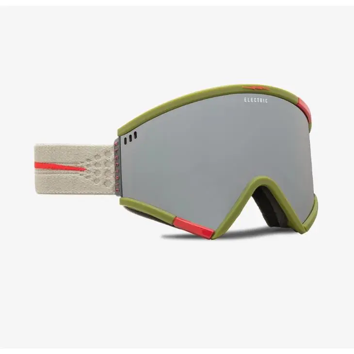 Roteck Goggles Matte Evergreen Fume Silver by Electric