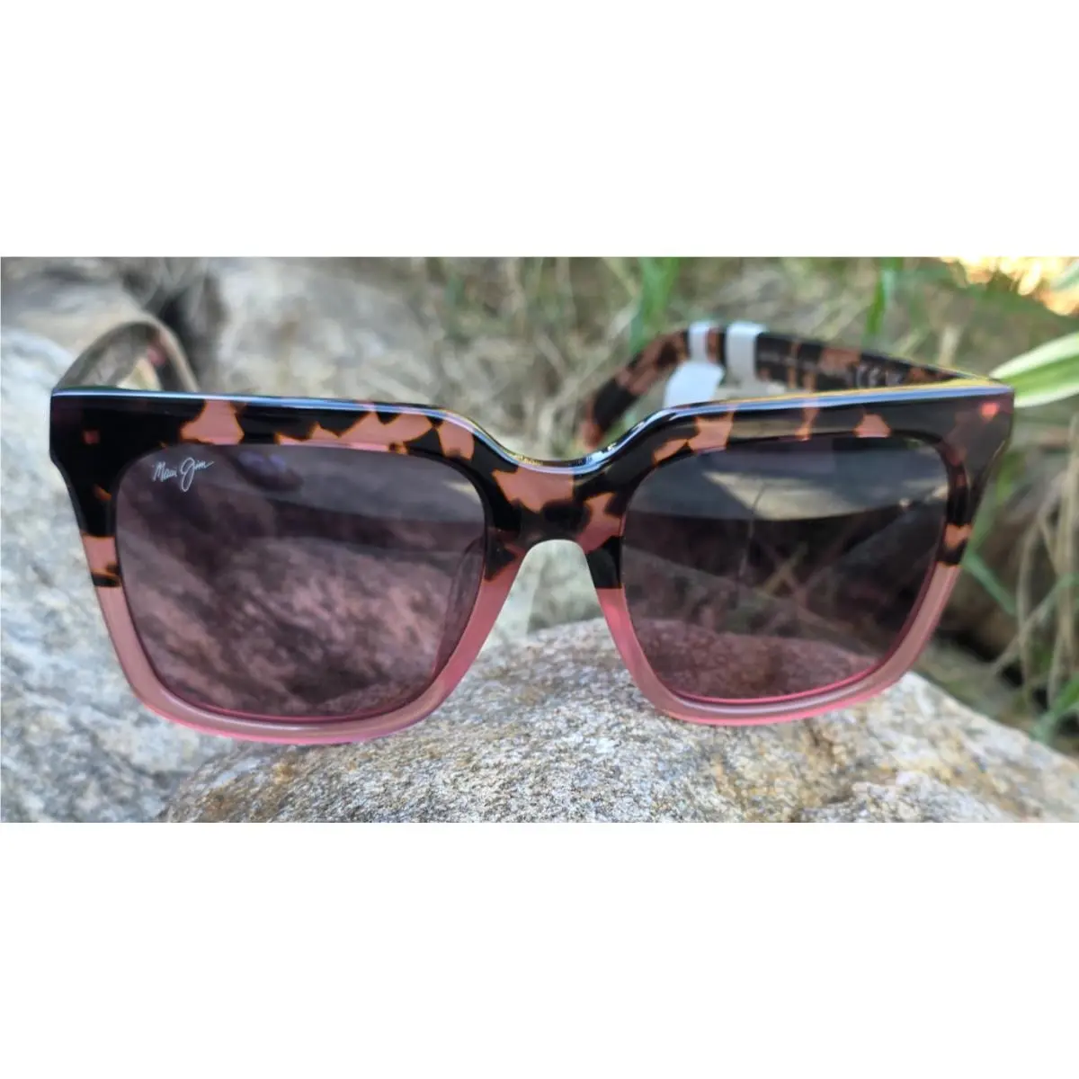 Rooftops Polarized Sunglasses RS898-09 Pink Tortoise/maui Rose by Maui Jim