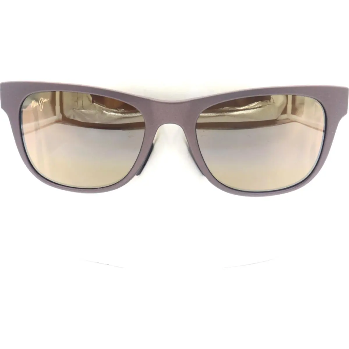 Kapeau Metallic Matte Brown Bronze Sunglasses H684-01 / MJ0684S-002 by Maui Jim