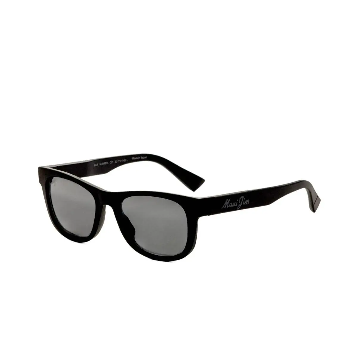 Maui Jim Women`s Kaulike 53 Matte Black Polarized Sunglasses 687-02