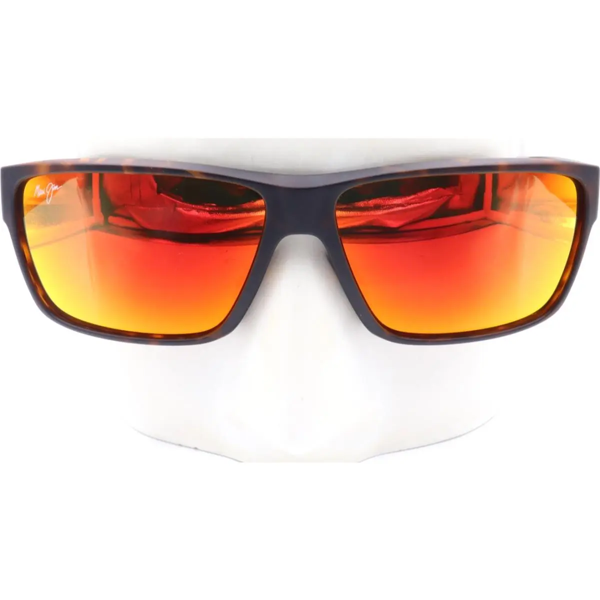 Uila Matte Dark Havana with Orange Sunglasses RM661-10A / MJ0661S-002 by Maui Jim