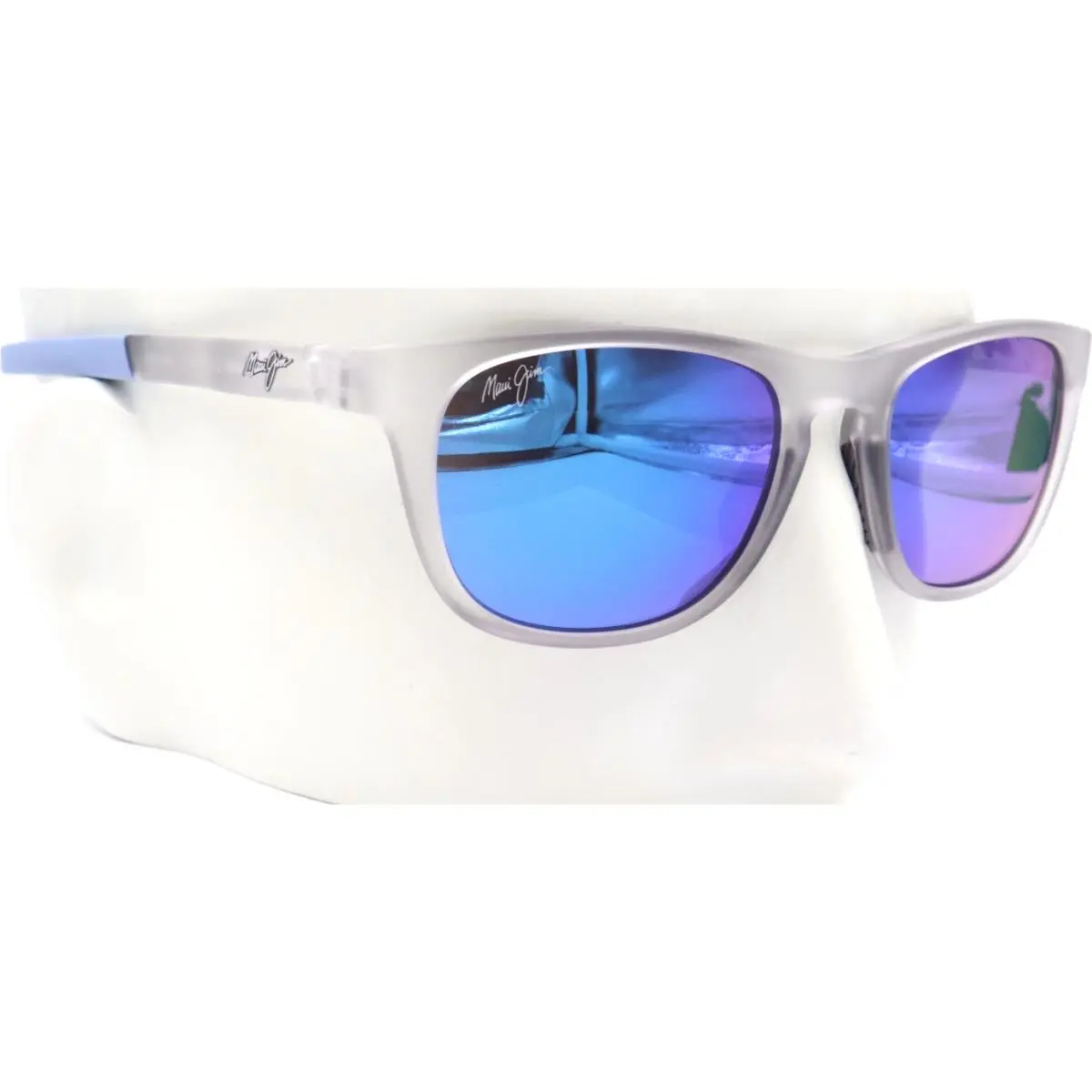 Melemele Blue Hawaii Transparent Gray Sunglasses B597-14 / MJ0597S-004 by Maui Jim