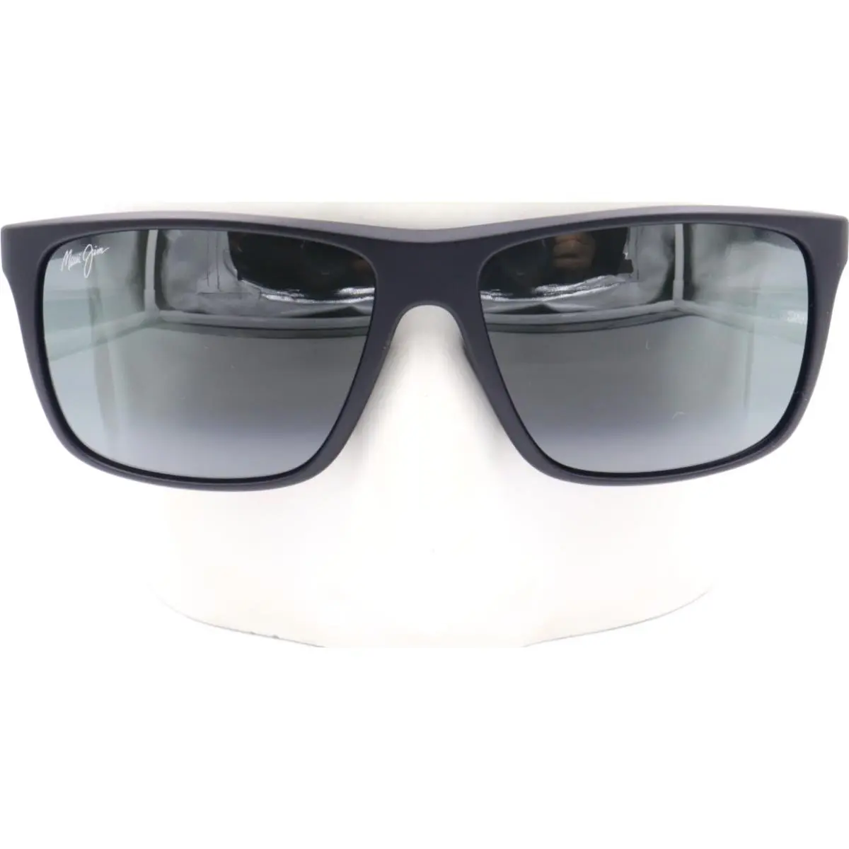 Lehopulu Matte Black Gray Sunglasses 598-02 / MJ0598S-001 by Maui Jim