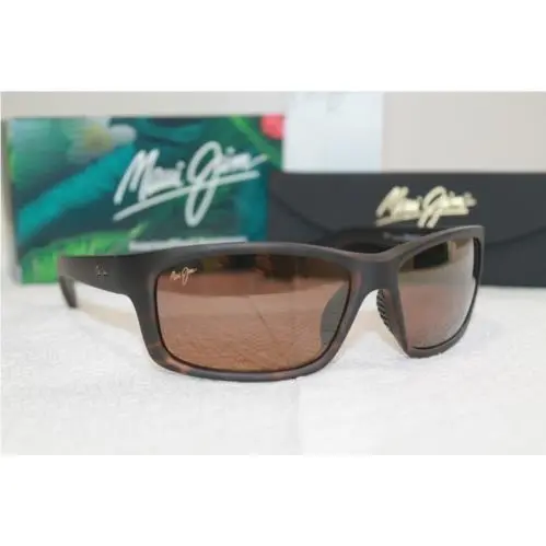 Sunglasses Kanaio Coast H766-10MF Matte Tortoise / Bronze Polarized by Maui Jim