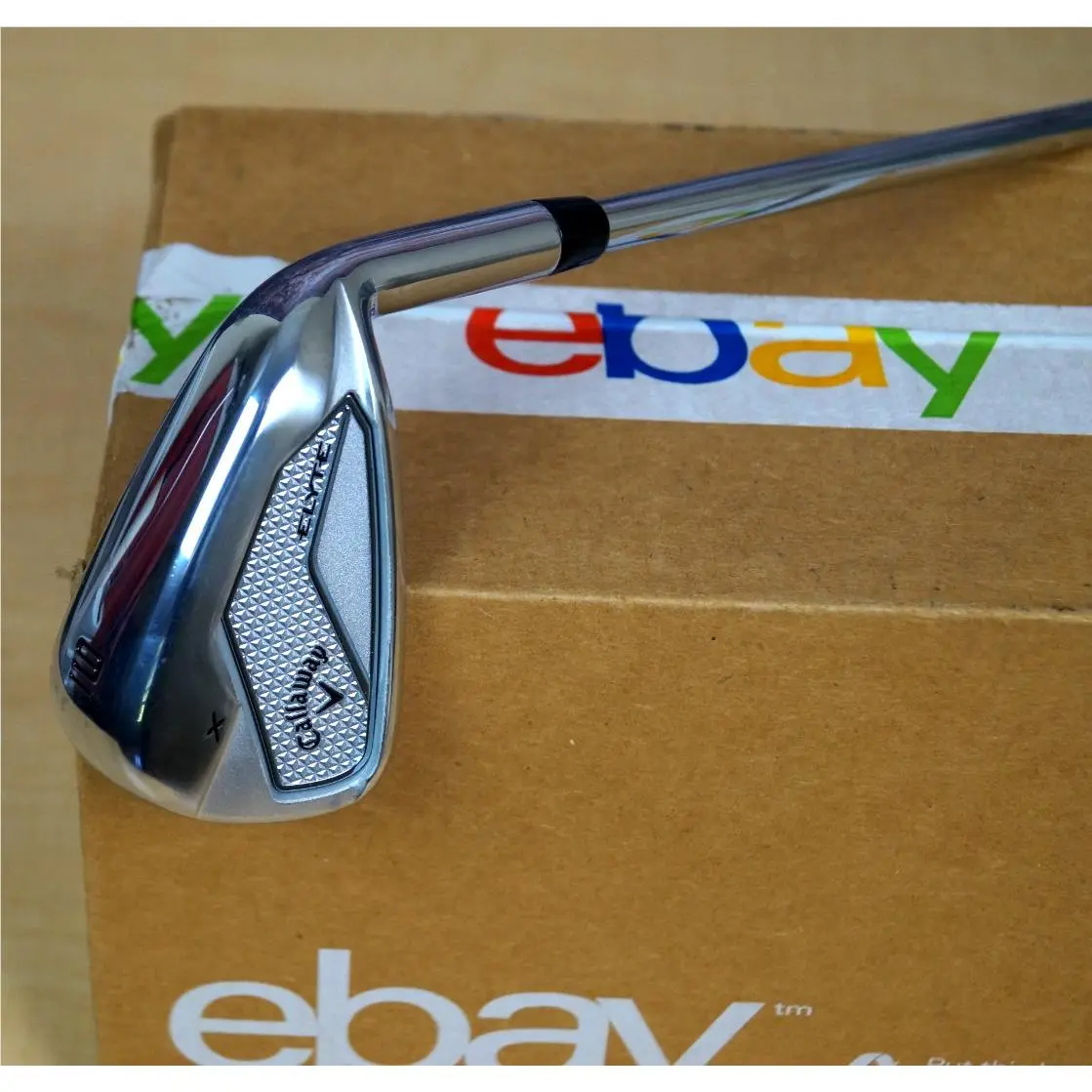 Callaway Elyte X 9 Iron Mens Right Hand Regular Flex Vector Steel Shaft