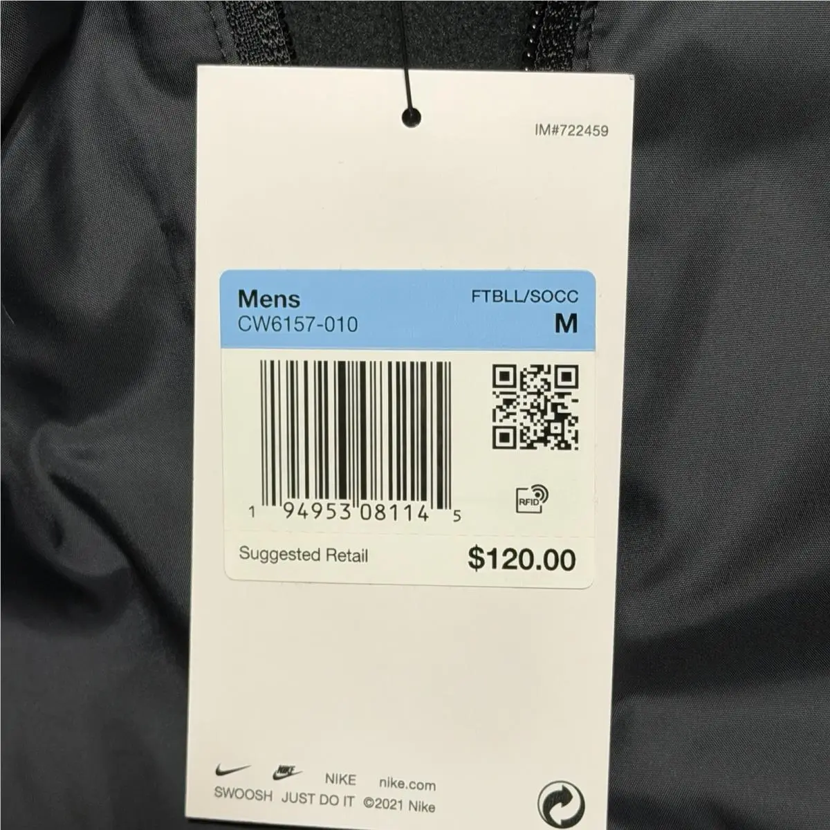Nike clothing - Nike Therma-FIT Repel Park 20 Fall Jacket - CW6157-010 - Black (UPC: 194953081145) 4