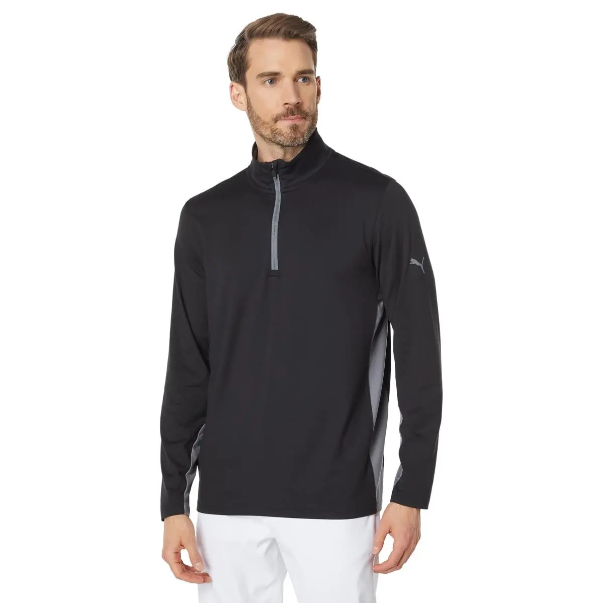 Man`s Shirts Tops  Golf Gamer 1/4 Zip   Black by Puma