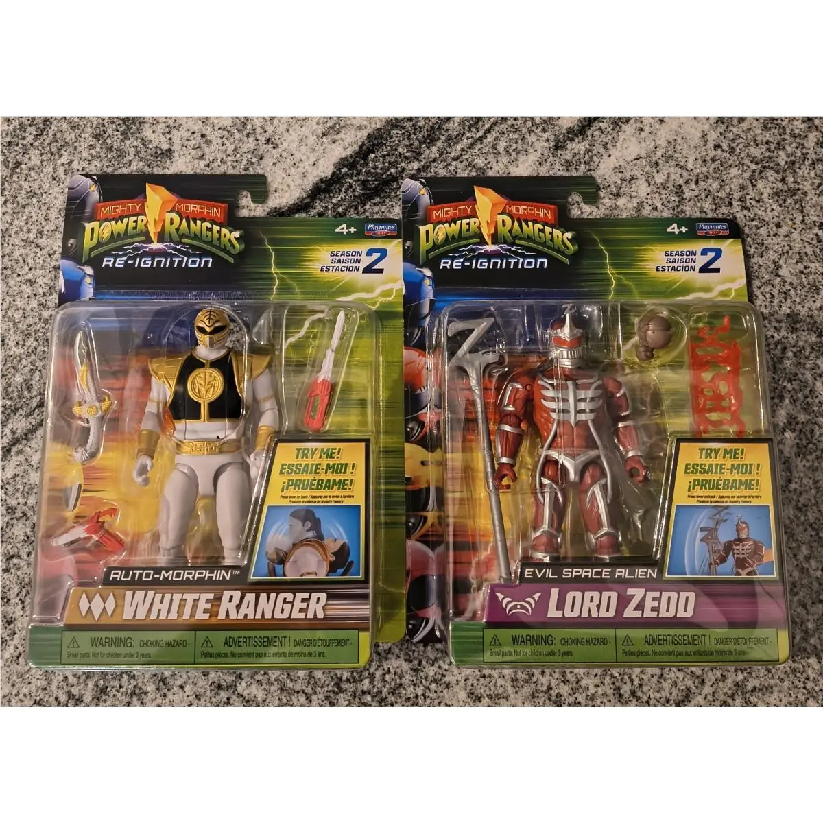 Power Rangers Mighty Morphin Re-ignition Lord Zedd White Ranger Season 2