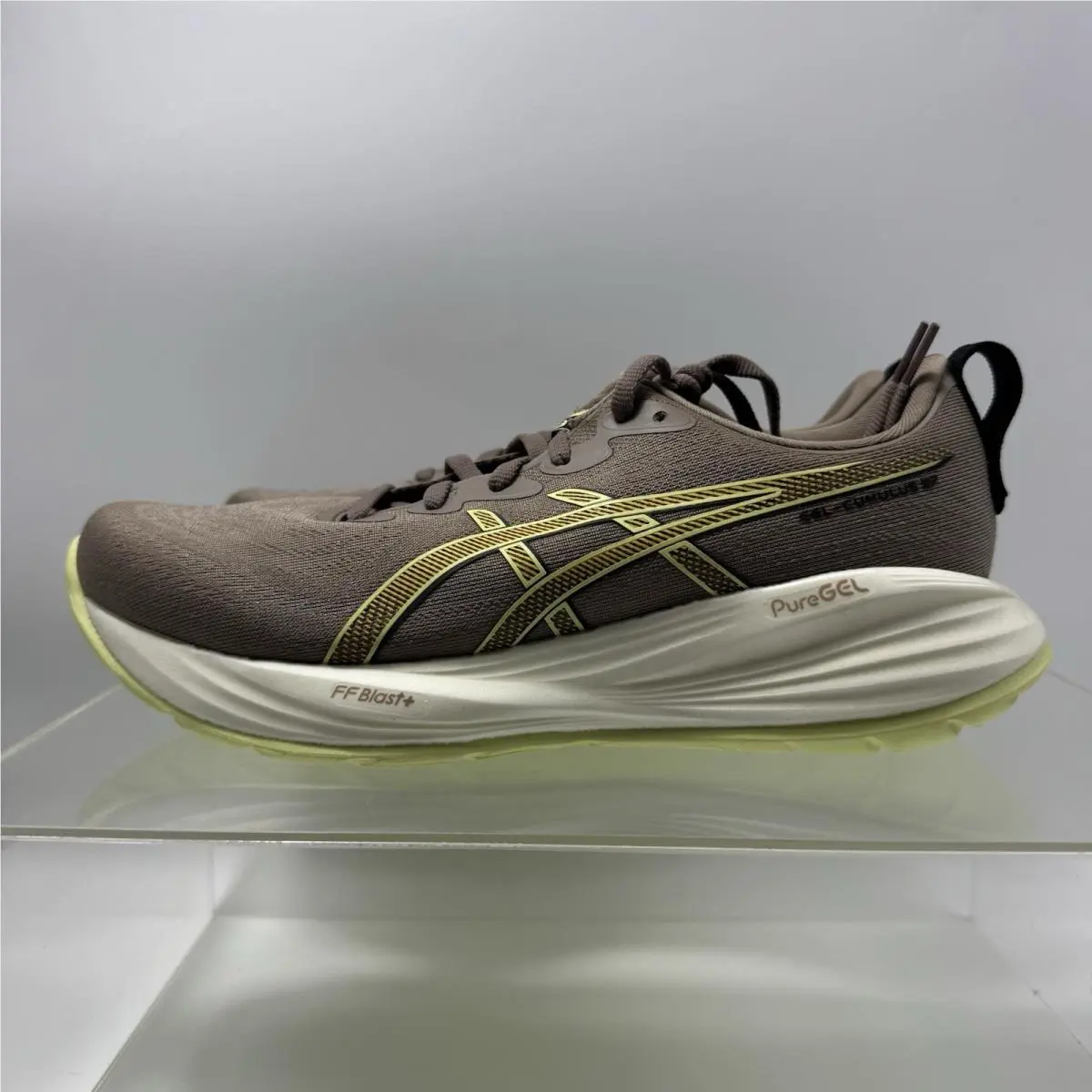 Asics Gel Cumulus 27 Taupe Grey Black Shoes 1011B960-020 Men’s Size 8