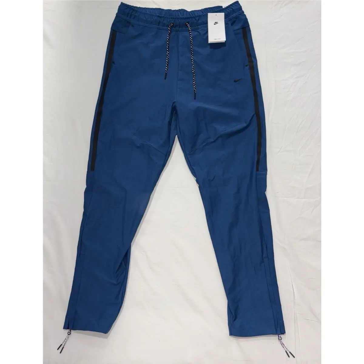 Nike Men`s Tech Shori Knit Drill Pants Size Large Court Blue
