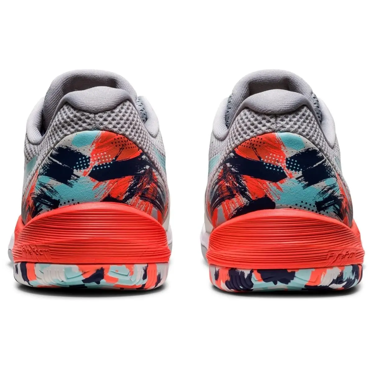 Asics shoes - Court Speed FlyteFoam - Court Speed FlyteFoam - Glacier Grey/Sunrise RED 3