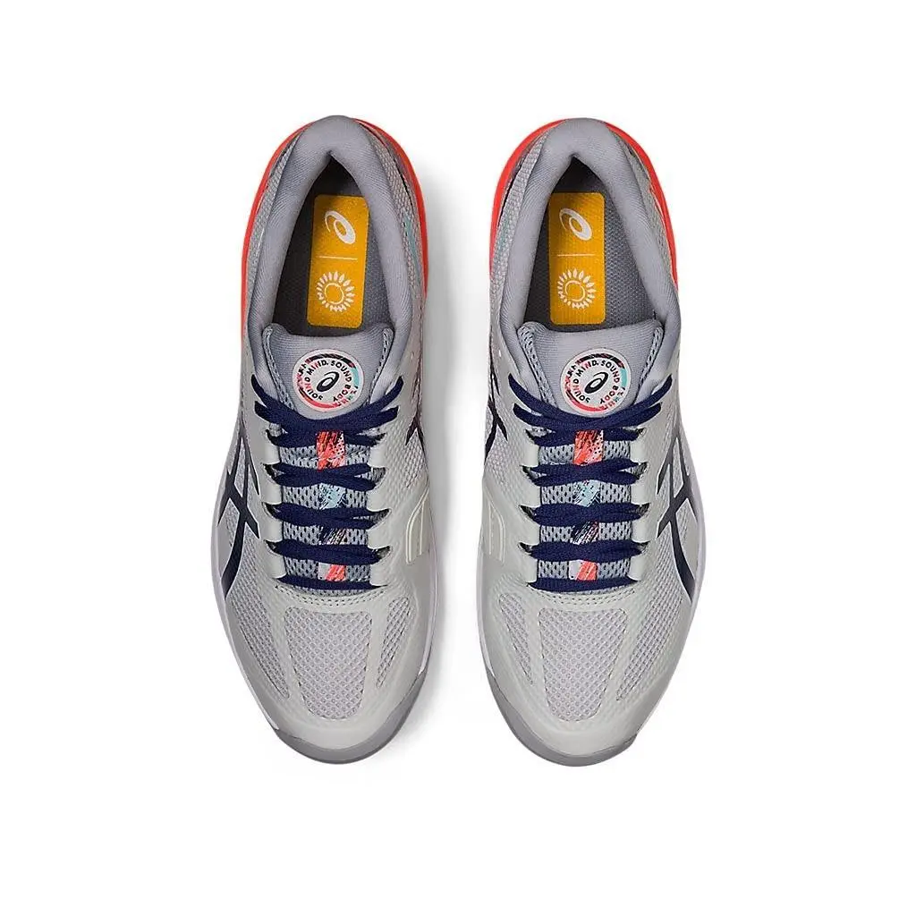 Asics shoes - Court Speed FlyteFoam - Court Speed FlyteFoam - Glacier Grey/Sunrise RED 4