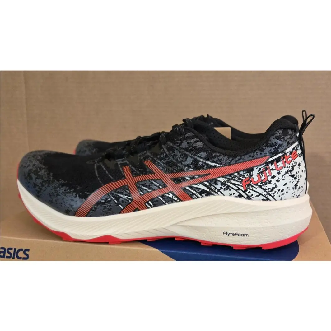 Asics shoes - ASICS Fuji Lite 2 - Fuji Lite - 1011B209-001 - Black/Electric Red (UPC: 194851796141) 3