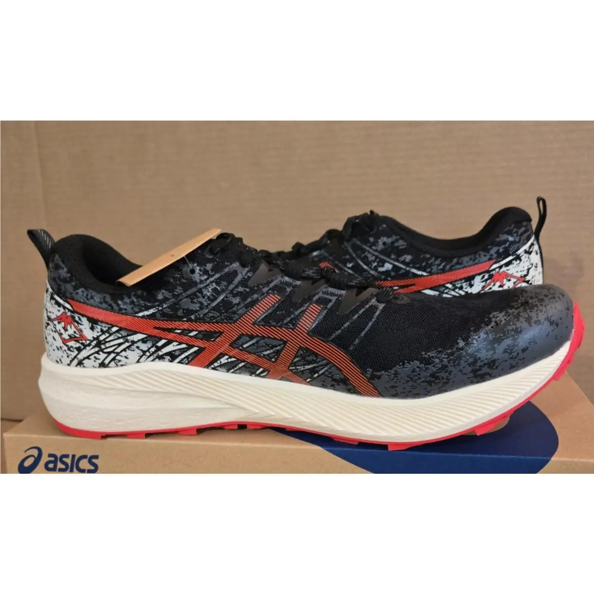 Asics shoes - ASICS Fuji Lite 2 - Fuji Lite - 1011B209-001 - Black/Electric Red (UPC: 194851796141) 5