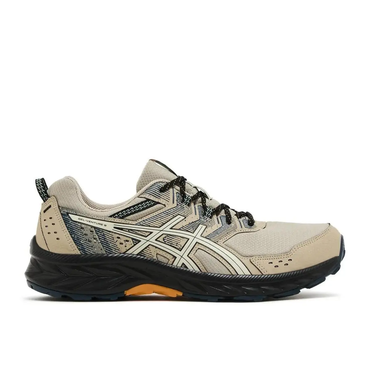 Asics Gel-venture 9 Mens Size 8.5 Trail Running Shoes Feather Grey Sneakers