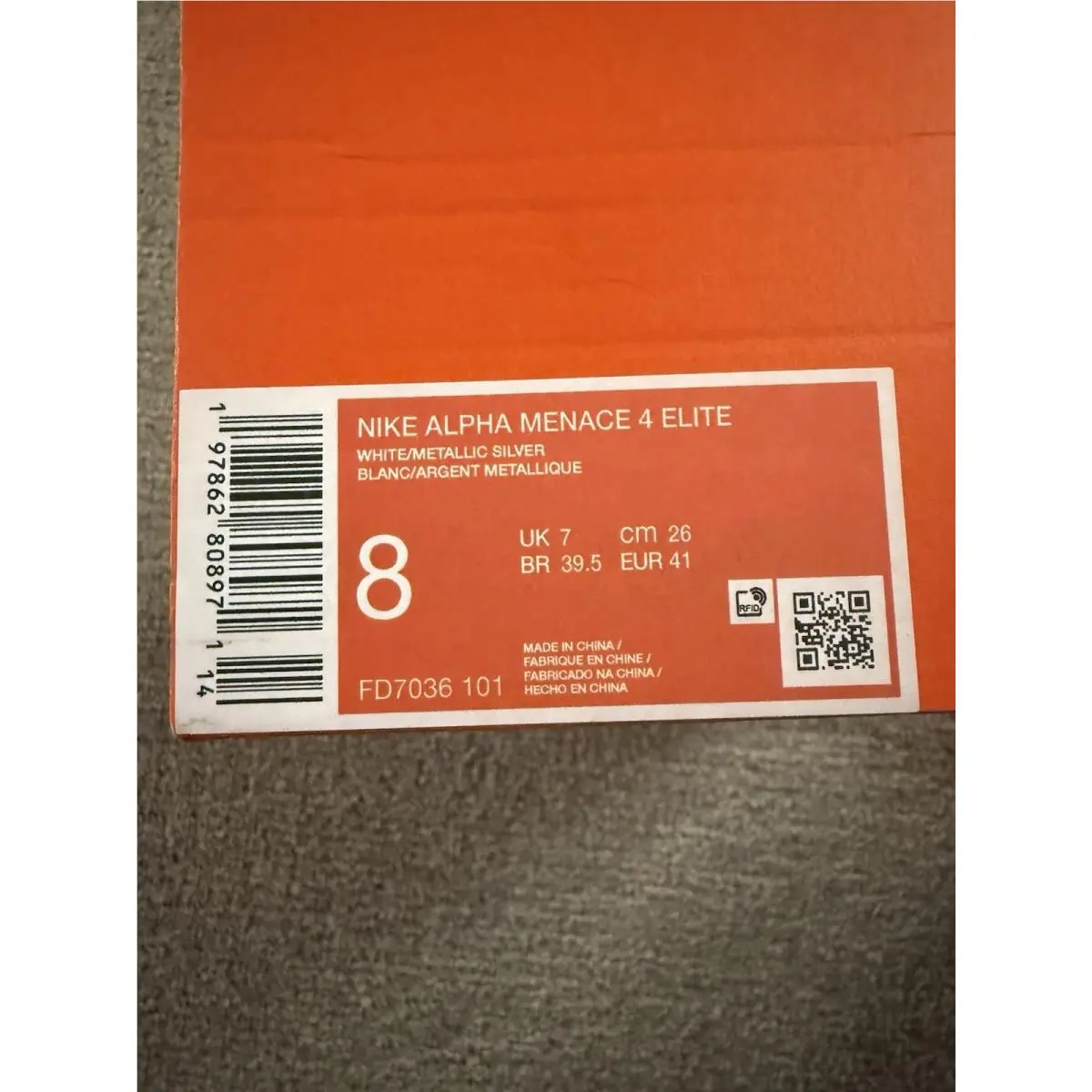 Nike shoes - Nike Alpha Menace - Alpha Menace - FD7036-101 - White (UPC: 197862808971) 4