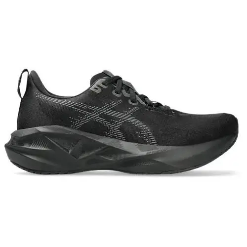 Womens Size 11- Asics Novablast 5 Black Carrier Grey Running Shoes 1012B765-002 - Black