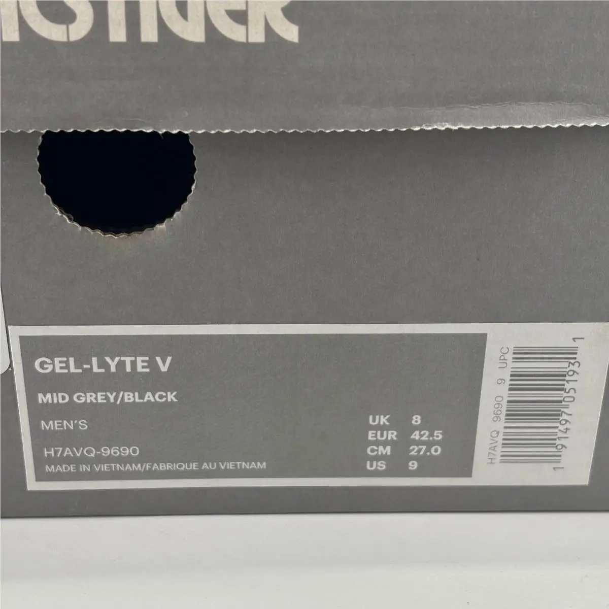 Asics shoes - Gel-Lyte V - Black 3