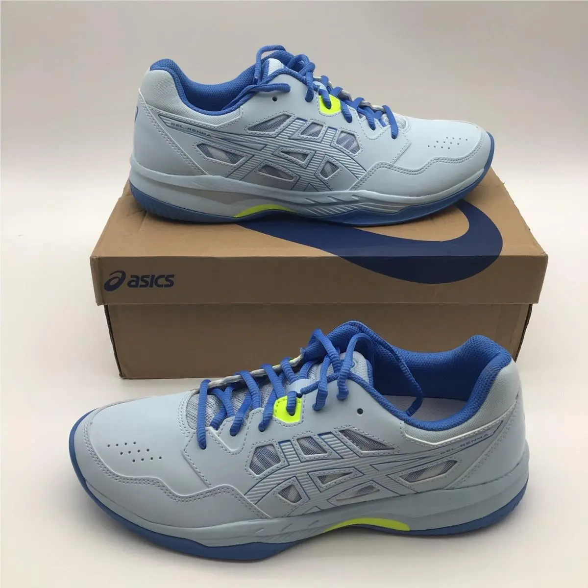 Asics Gel Renma Womens Tennis Shoes Light Blue 1072A073-407 Size 11