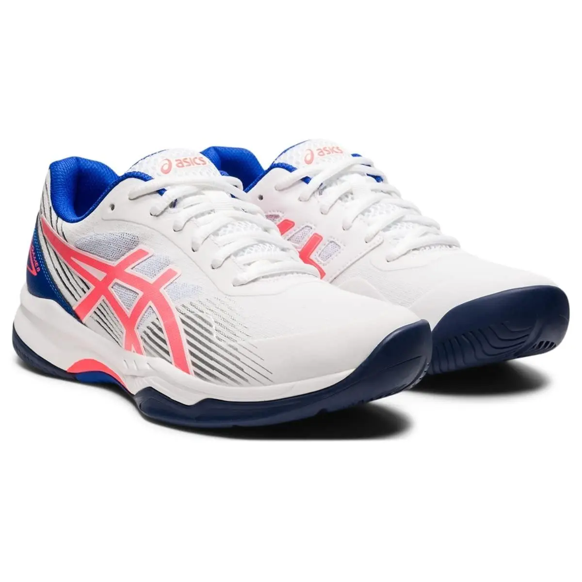 Asics shoes - ASICS GEL-GAME 8 - White/Blazing Coral 1