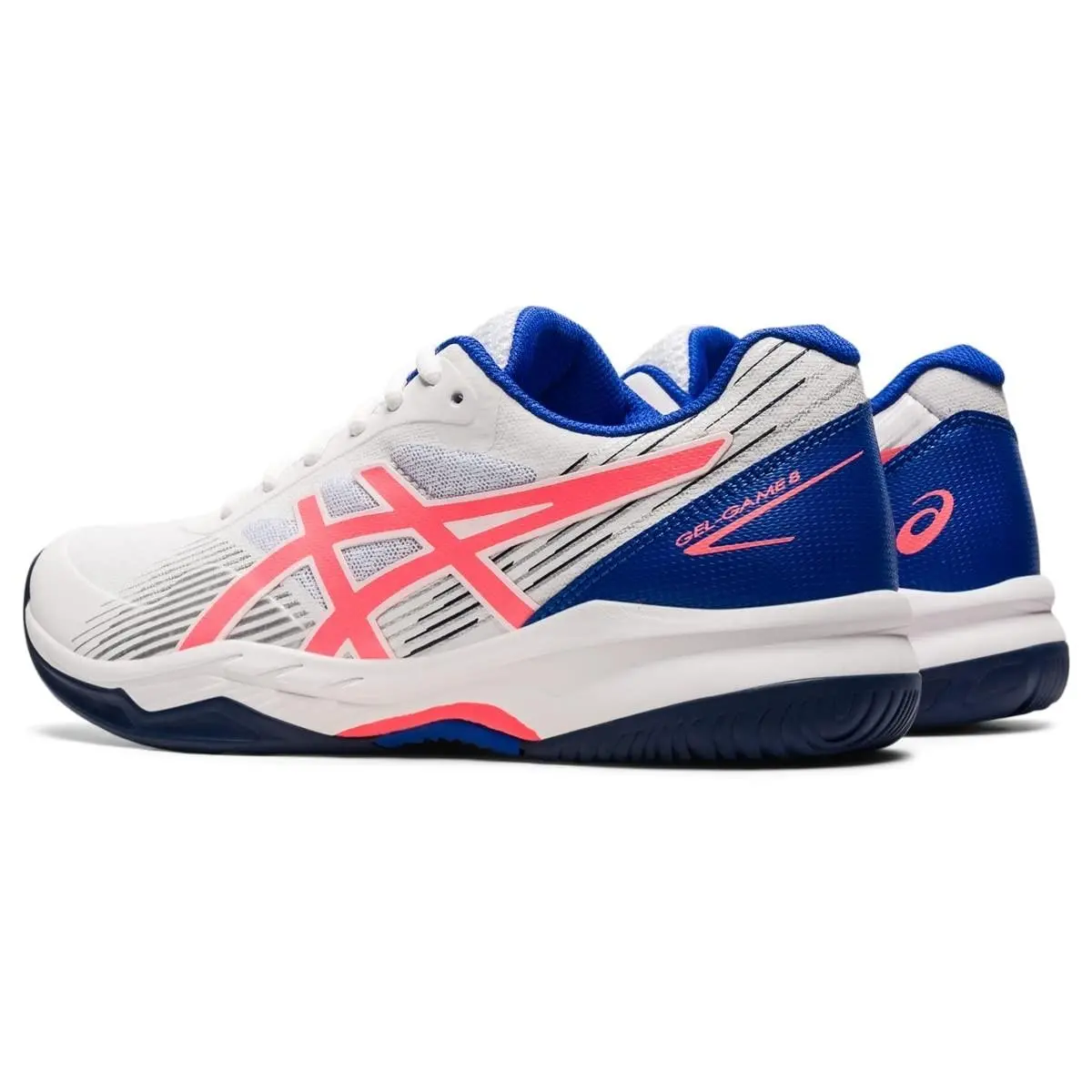 Asics shoes - ASICS GEL-GAME 8 - White/Blazing Coral 3