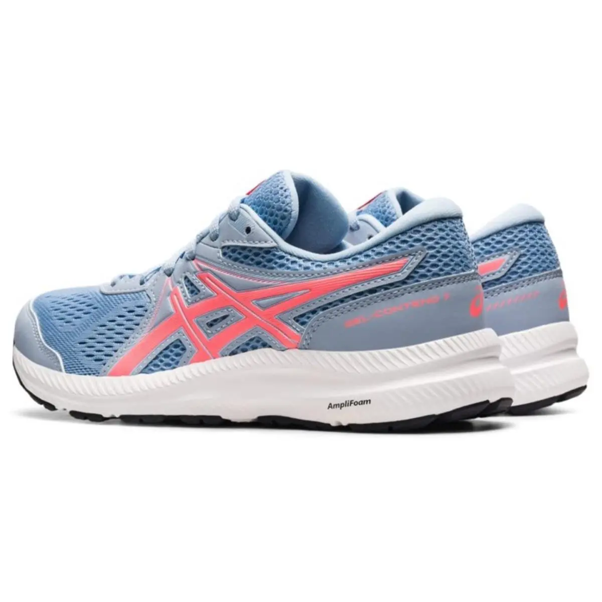 Asics shoes - ASICS GEL-Contend 7 - 1012A911406 - MIST/BLAZING CORAl 1