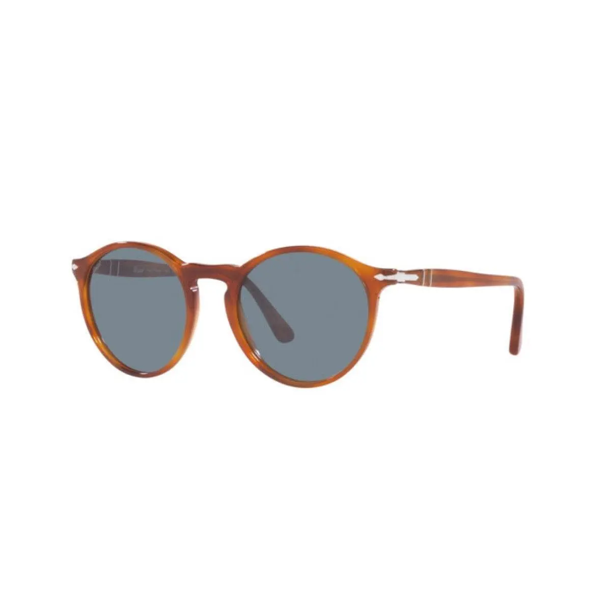 Persol PO3285S 95/56 50mm Sunglasses Terra Di Siena / Light Blue Mirror Lens