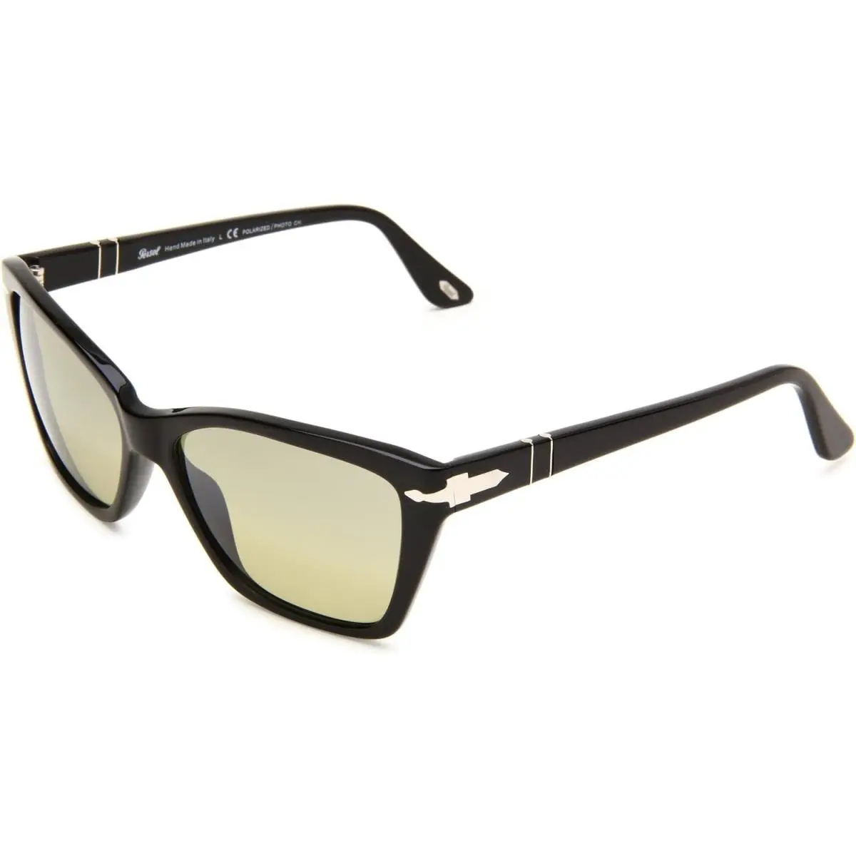 Persol PO3023S 9583 56mm Sunglasses Black / Light Green Photochromic Polarized