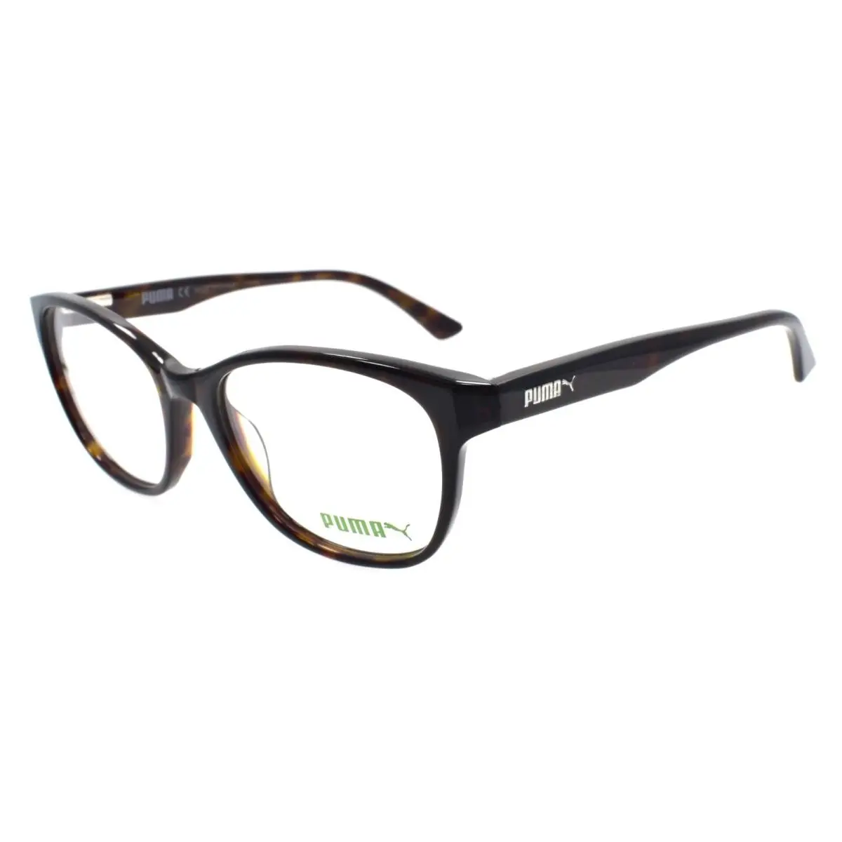 PU0148O 002 Eyeglasses Frames 52-18-140 Havana Brown by Puma