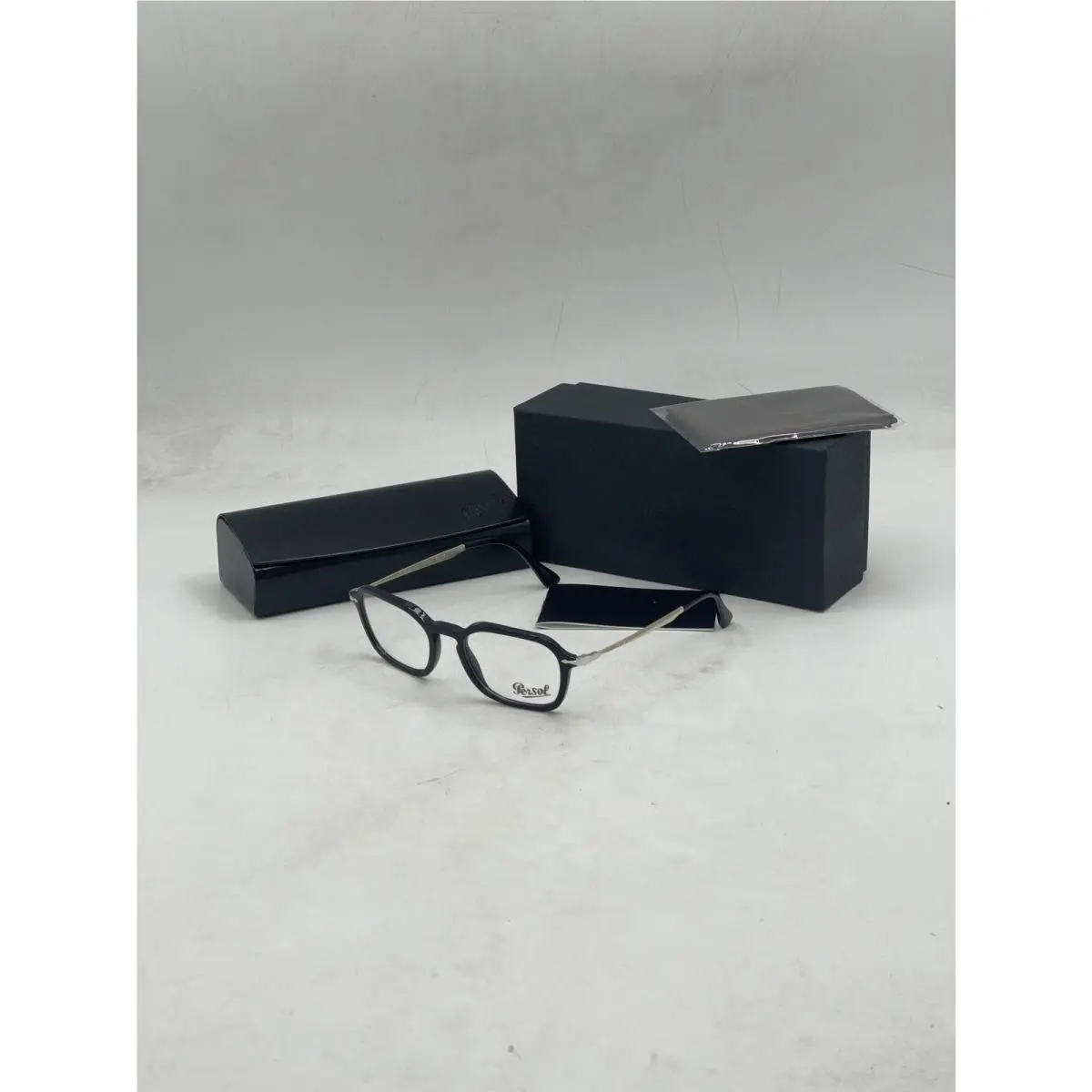 PO3381V Unisex Pillow Eyeglasses Black by Persol