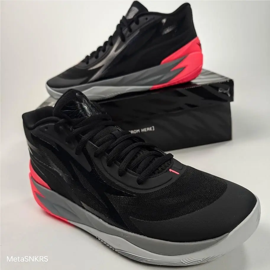 Puma shoes - PUMA MB.02 - 378287 01 - PUMA BLACK-SUNSET GLOW 12