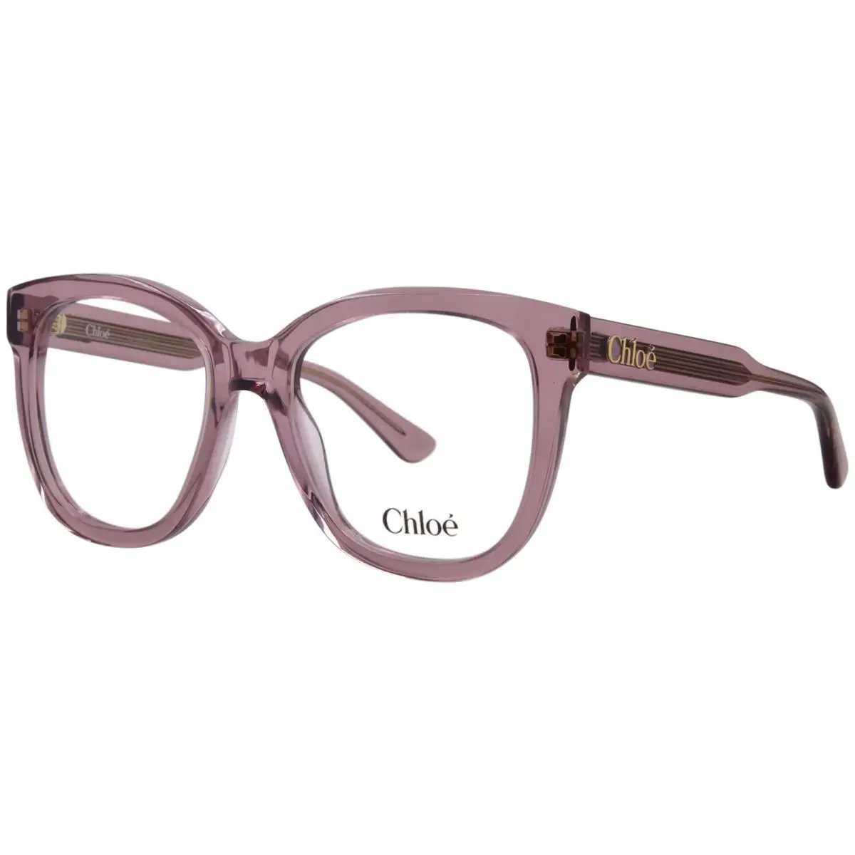 Chloe CH0378O 005 Eyeglasses Frame Women`s Brown Full Rim Rectangle Shape 54mm