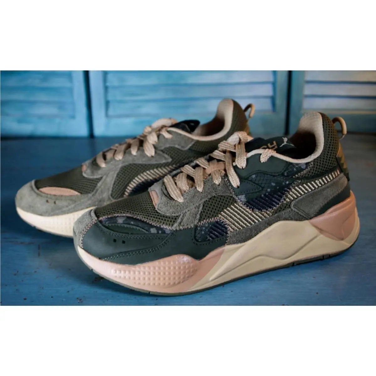 Puma shoes - RS-X Rain Map Camo - Rain Map Camo - Green (UPC: 198551086939) 9